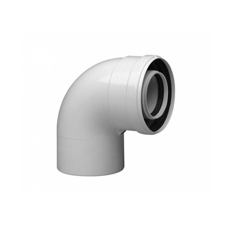 Bosch Bogen Ø 60/100 mm, Hartaluminium - 90° COCV90 7736995079