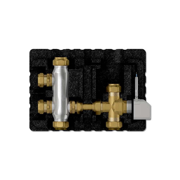 Bosch Hydraulik-Prioritätsmodul mit integriertem Umschaltventil für Solaranlagen bestehend aus Solarstation und zwei Nutzern SBU 7739300893