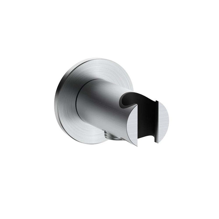 Rubinetteria Paffoni Einbausupport rund mit Platte Ø 6 cm, Edelstahl-Finish ZSUP046AC