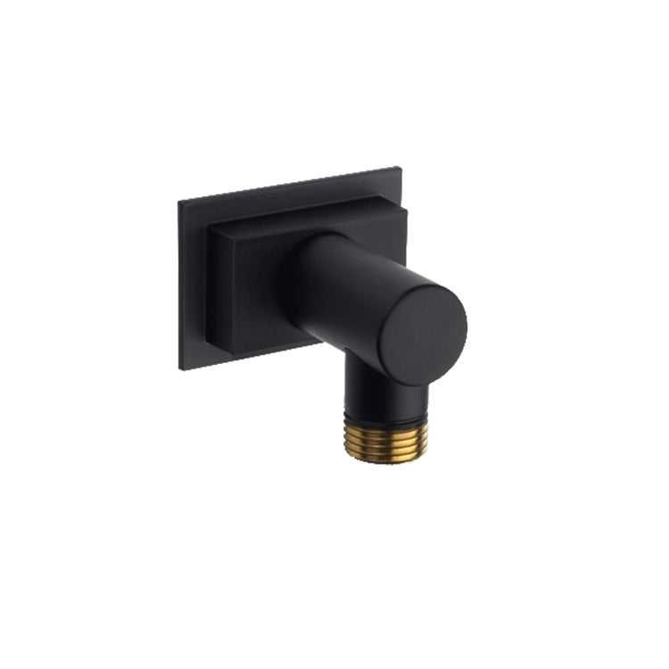 Bossini Wasseranschluss aus Messing, mit Rosette, schwarz matt lackiert V00267000073009