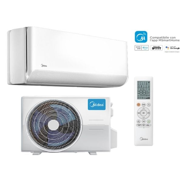 Midea Klimaanlage Breezeless und Monosplit 12000 BTU Inverter A++/A+ WLAN MOX103-12HFNX
