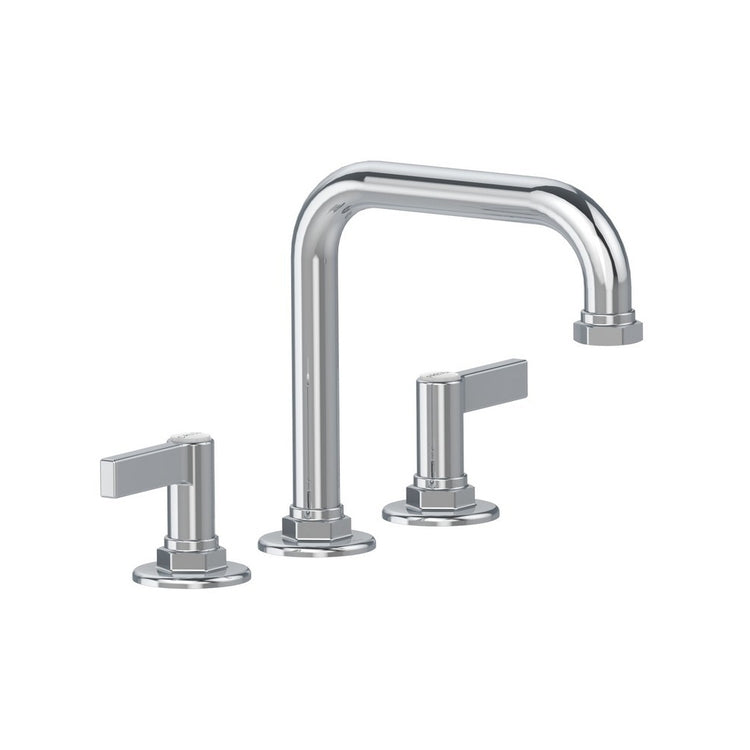 Bellosta Waschbeckenarmatur, 3 Löcher, drehbarer Auslauf, ohne Ablauf, Chrom-Finish BRUSIN 01-5705/4/BL/S