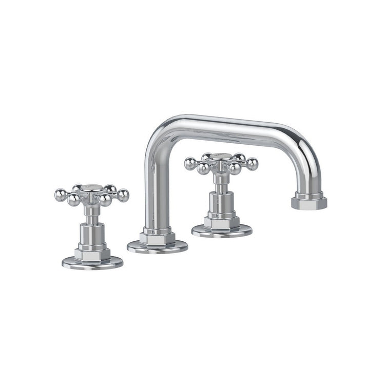 Bellosta Brusin+ Waschbeckenarmatur H. 14 cm, 3 Löcher, schwenkbarer Auslauf, ohne Ablauf, Chromoberfläche 01-5705/4/A/S