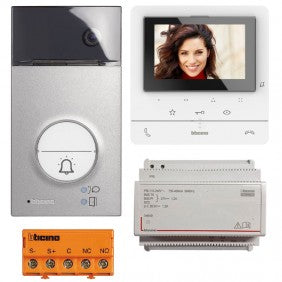 Bticino CLASSE100 V16E Videosprechanlage 2-Draht für Einfamilienhaus