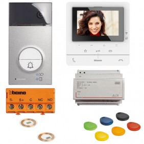 Bticino CLASSE100 X16E Videosprechanlage 2-Draht WLAN für Einfamilienhaus