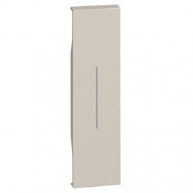 Bticino Living Now KM01 Abdeckung für 1-Modul Schalter sandfarbig