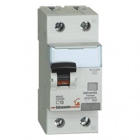 Bticino GC8813AC10 Fehlerstrom- und Leitungsschutzschalter 10 A 1P+N 4,5 kA