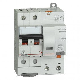 Bticino GC8230AC16 Fehlerstrom- und Leitungsschutzschalter 16 A 2P AC 4,5 kA