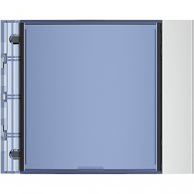Bticino 352201 Frontplatte Allmetall-Ausführung