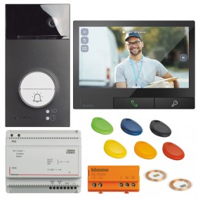 Bticino 363943 Video-Türsprechanlagen-Kit Linea 3000 und Klasse 300X