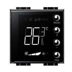 Bticino LN4691 Einbau-Thermostat 2 Module hintergrundbeleuchtet