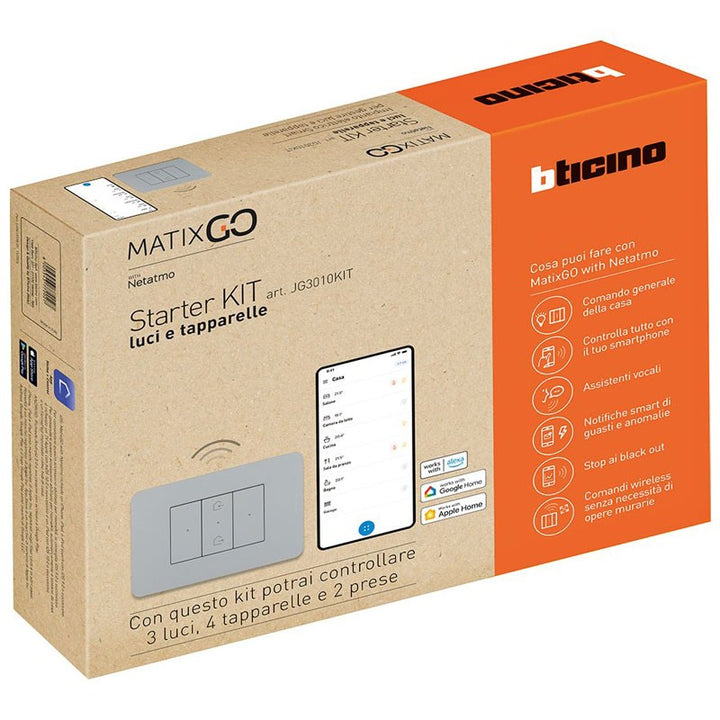 Bticino JG3011KIT Smart-Home-Starter-Kit für Beleuchtung und Rollläden