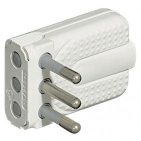 Bticino S2465TA Ecksteckdose Zubehör 10 A weiß