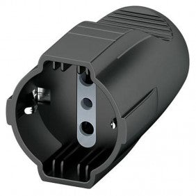 Bticino S2674TAE Steckdose 2+E Zubehör 16 A anthrazit