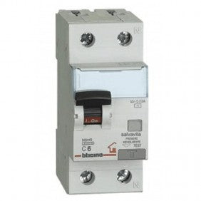 Bticino GC8813AC6 Fehlerstrom- und Leitungsschutzschalter 6 A 4,5 kA
