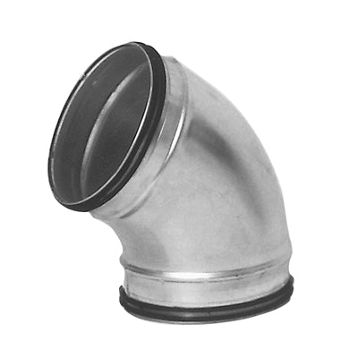 Lindab BU 80 60° – Rohrbogen, Ø 80 mm, 60°