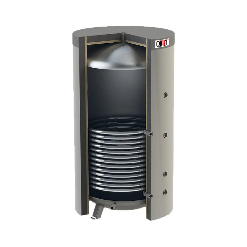 KHT Pufferspeicher 800 l, stehend, mit einem Wärmetauscher
