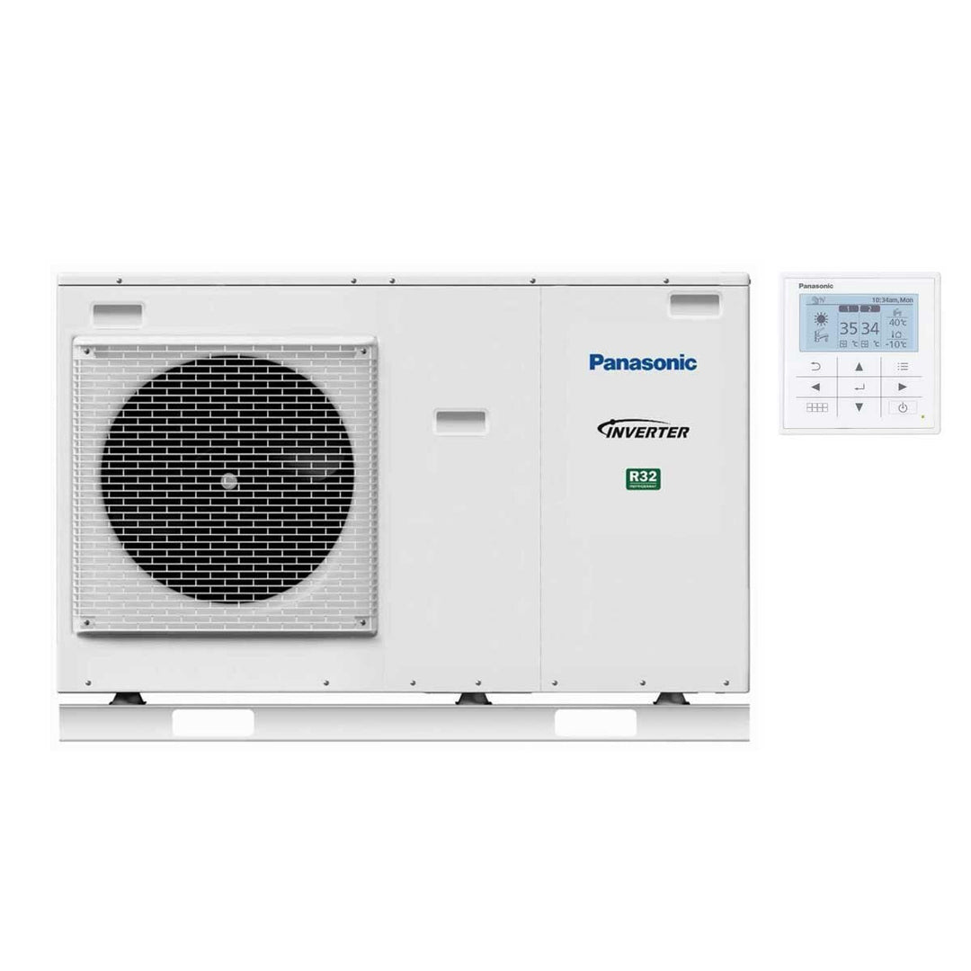 Panasonic Aquarea – Luft-Wasser-Wärmepumpe (Monoblock), 5 kW, R32, A+++, Wechselstrom