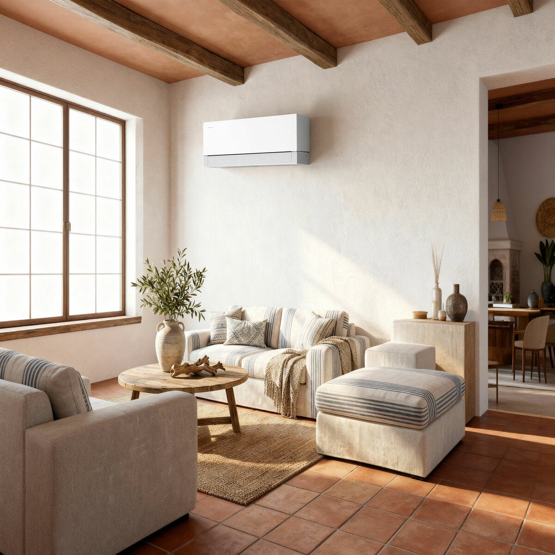 Samsung WindFree Première Plus 9000 BTU – Split-Klimagerät, 2,5/3,2 kW, R32, A+++/A+++, WLAN, Weiß (Essential White)