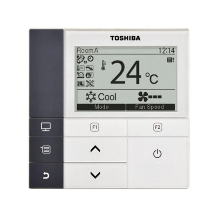 Toshiba Kassettengerät Kompakt U2 4-Wege 9000+9000+12000 BTU – Multisplit-Klimagerät (3x), 5,2/6,8 kW, R32, A+++/A++