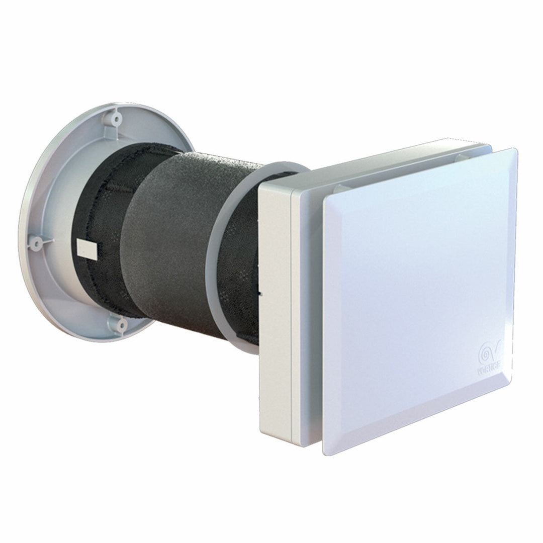 Vortice Vort HRW 40 Mono Evo HCS – Dezentrales Lüftungsgerät (mit Wärmerückgewinnung), Ø 160 mm