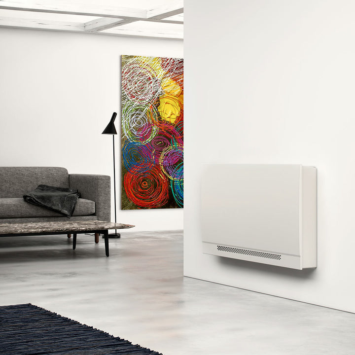 Sabiana Carisma Whisper CFF-ECM – Gebläsekonvektor (Bodengerät), 3,36/3,62 kW, Inverter, inkl. Bedieneinheit CB-Touch EASY