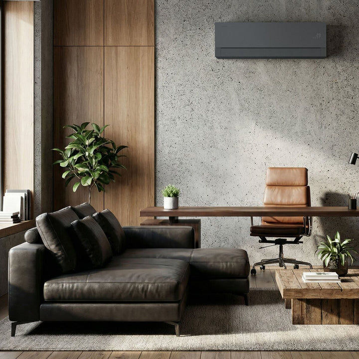Samsung WindFree Première Plus 12000 BTU – Split-Klimagerät, 3,5/4 kW, R32, A+++/A+++, WLAN, Anthrazit (Soapstone Charcoal)