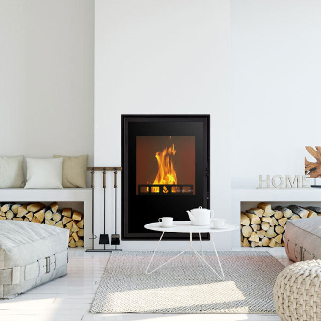 Girolami TI 26 vertikal – Mehrstoff-Heizkamin, 24 kW