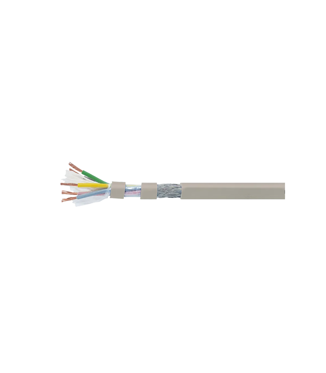 Abgeschirmtes Kabel LYCY 100ML 2X0,75