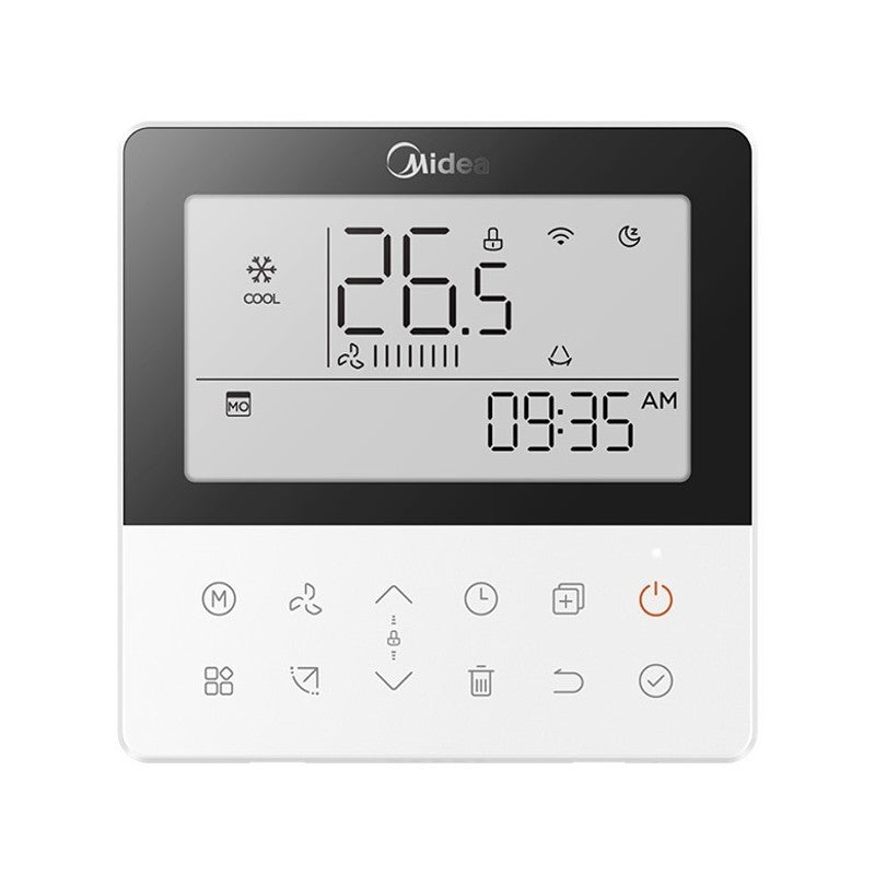 Solarics Midea KJR-120M/(X6W)/BGEF – Kabelsteuerung mit integriertem WLAN, Kabelkanal