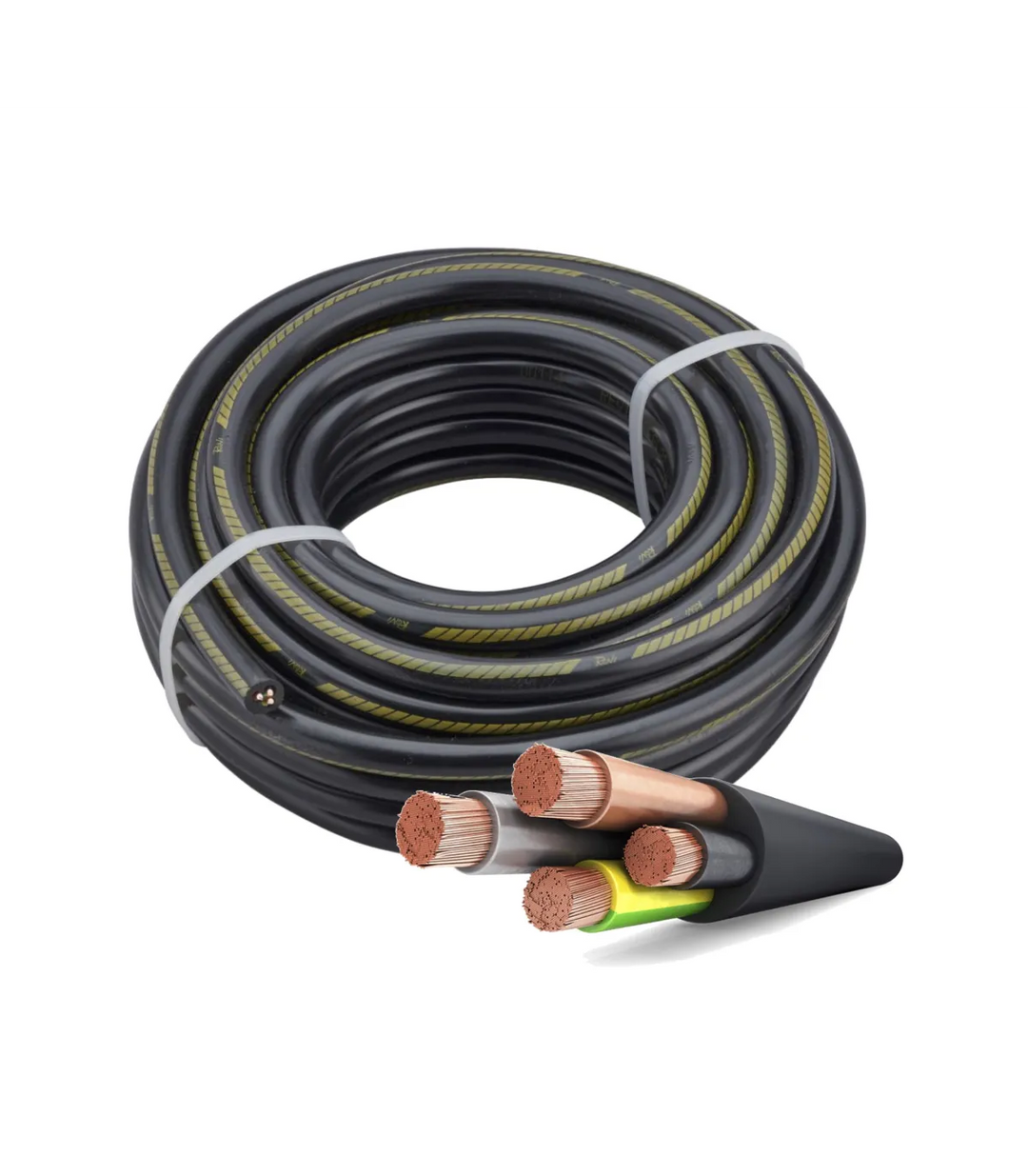 CÂBLE ÉLECTRIQUE AC SOUPLE RO2V 3G/4G/5G 50ml Schwarz