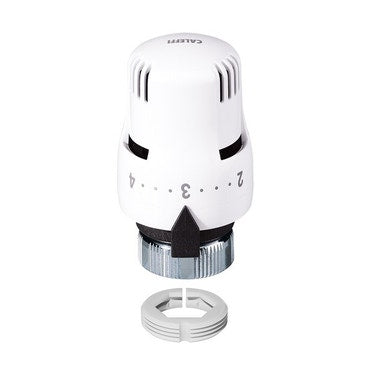 Caleffi Thermostatkopf, eingebauter Sensor mit flüssigkeitsempfindlichem Element. Mit Adapter 200000