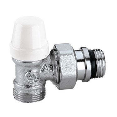 Caleffi Rücklaufverschraubung, Eckform 1/2", für Kupfer-, einfache Kunststoff- und Mehrschichtverbundrohre 342402