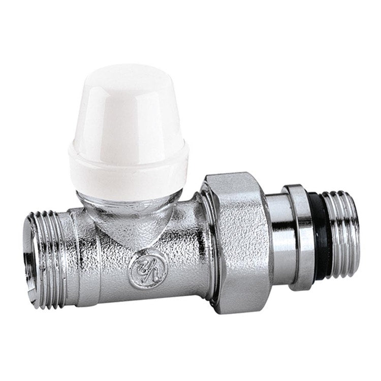 Caleffi Rücklaufverschraubung Durchgangsform, für Kupfer-, Kunststoff- und Mehrschichtverbundrohre 3/8" kv: 2,17 343302