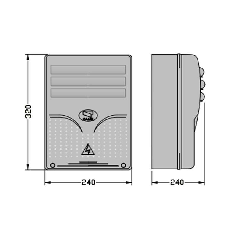 Came 002ZT6N Bedienfeld für Torautomatisierung 380 V