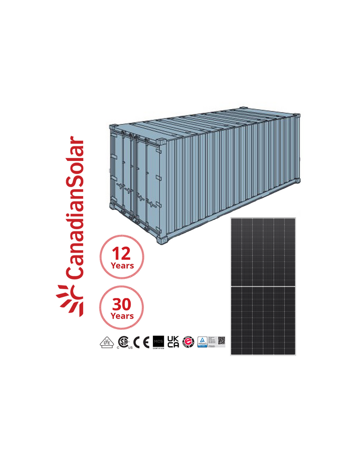 Canadian Solar TOPBiHiKu7 710 Watt (Container 40") CS7N-710TB-AG-BI-EVO2