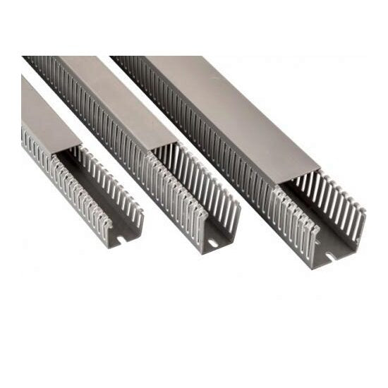 Novelite Verdrahtungskanal geschlitzt 25x60 mm, grau