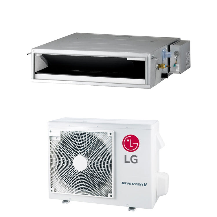 LG Monosplit-Klimagerät Kanalgerät niedrige Pressung, Inverter – Außengerät, Innengerät 12000 BTU CL12F.N50+UUA1.UL0