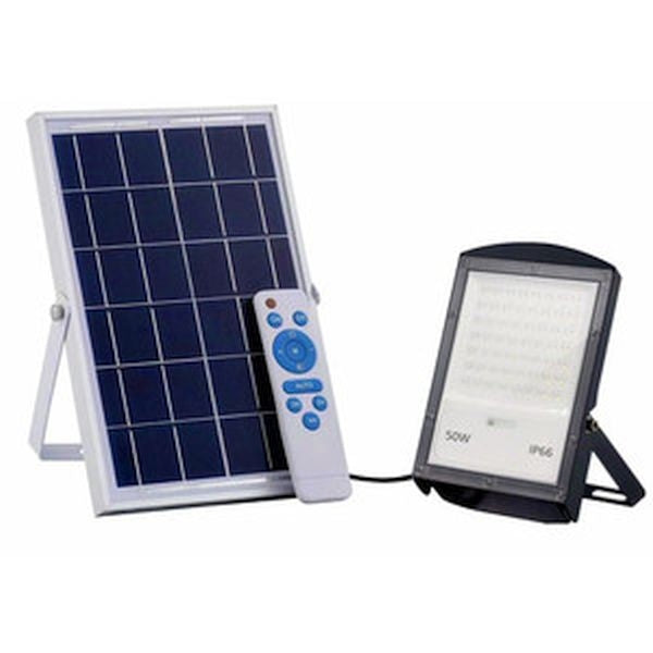 Scheinwerfer LED-Lampe 100 W mit Solarpanel mit Fernbedienung 502447