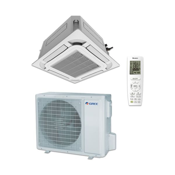 Gree Klimaanlage 8-Wege-Kassette Mono 18000 BTU Inverter R-32 GUD50T1/A-S ET010N2311/CF090W2160