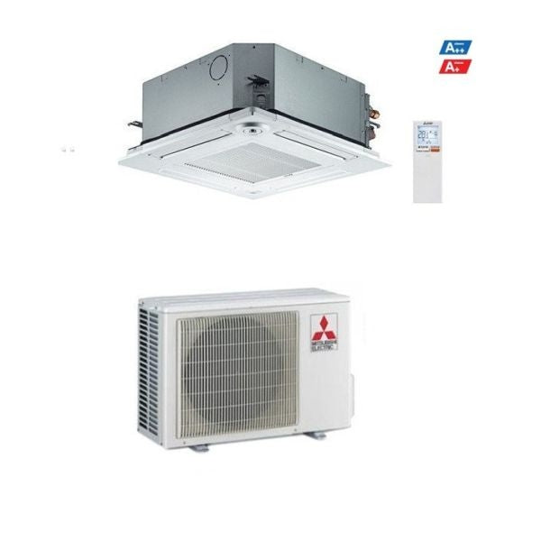 Mitsubishi Electric Kassettenklimaanlage 9000 BTU Inverter R-32 SLZ-M25FA SLZ-M25FA.TH/SUZ-M25VAR2.TH
