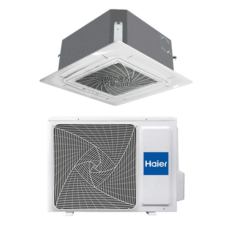 Haier Monosplit-Klimagerät Kassette 620 A 4 VIE, Inverter, Weiß – Außengerät 5 kW, Innengerät 18000 BTU AB50S2SC2FA(H)+1U50S2SJ2FA-2