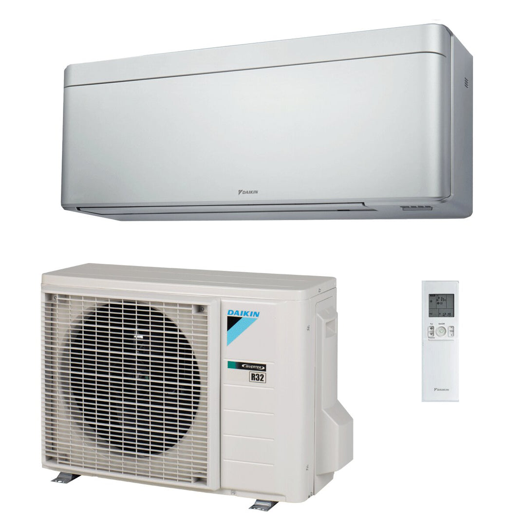 Daikin Stylish Silver 7000 BTU – Split-Klimagerät, 2/2,5 kW, R32, A+++/A+++, WLAN