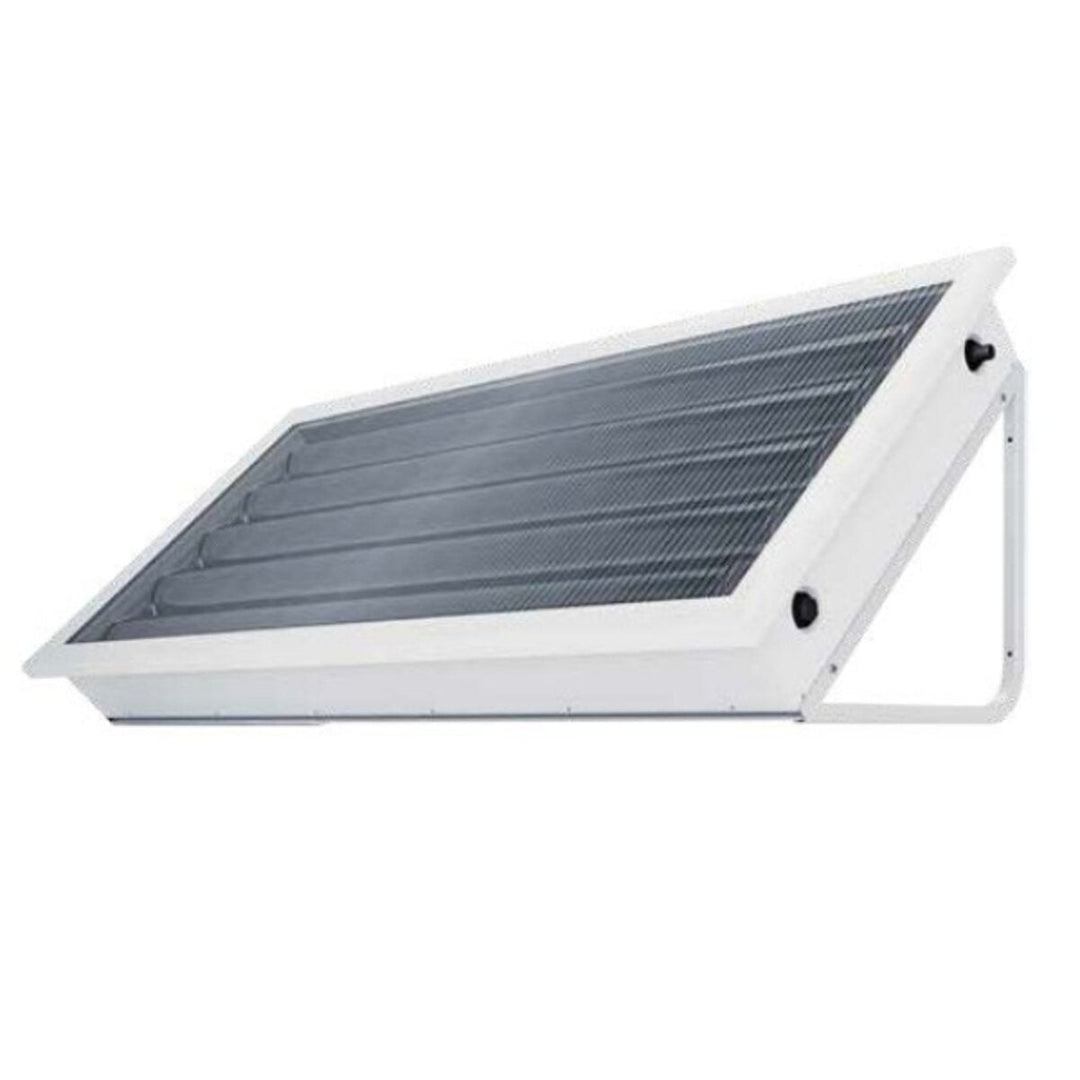 Pleion Ego 220 Weiß – Solarthermie-Kollektor mit natürlicher Zirkulation (Thermosiphon), 210 Liter Speicher, für Flach- und Schrägdach