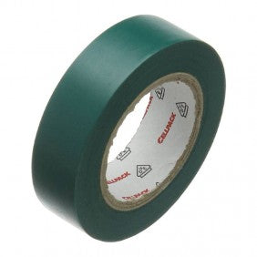 Cellpack 145829 Isolierband 10 m x 15 mm Grün Wechselrichter-Wechselrichter-Zubehör