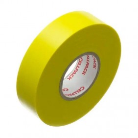 Cellpack 145799 Isolierband 25 m x 19 mm PVC Gelb Wechselrichter-Wechselrichter-Zubehör