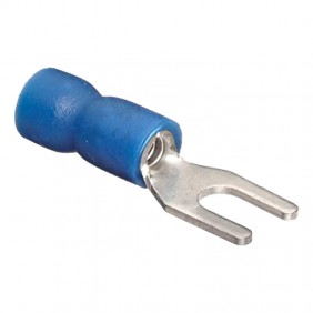 Cembre BF-U4 Isolierter Flachstecker 4 mm Blau