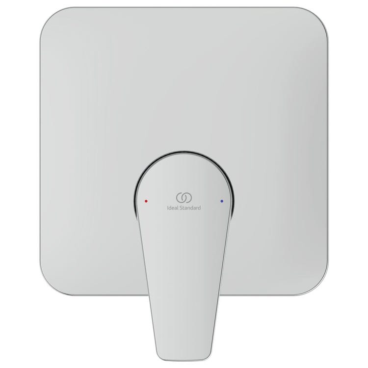 Ideal Standard Einhebel-Unterputzarmatur für Dusche, Unterputzkörper inklusive, Chromoberfläche CERAFINE D A7188AA