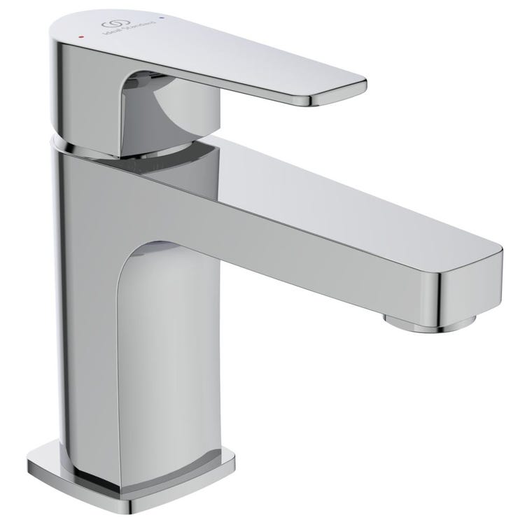 Ideal Standard Einhand-Waschtischarmatur H. 14 cm, ohne Bedienungs- und Ablaufstange, Chromoberfläche CERAFINE D BC682AA