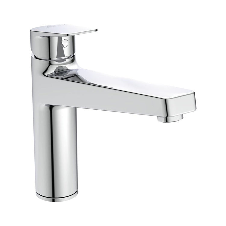 Ideal Standard Aufsatzmischer für Spüle H. 21 cm, mit Eko-System, schwenkbarem Auslauf, Chrom-Finish CERAPLAN BD325AA